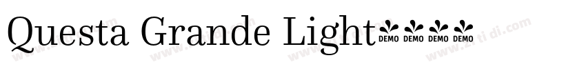 Questa Grande Light字体转换